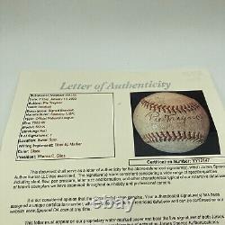 Pie Traynor Single Signed Official National League Baseball JSA COA