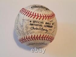 Pittsburgh Pirates Team 1984 Signed Official N. L Baseball With 32 Signatures