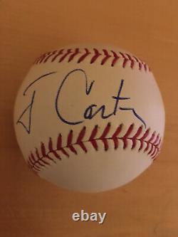 President Jimmy Carter signed Official Major League Baseball JSA LOA autographed