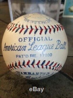 RARE 1929-1931 Official American League Baseball Ernest Barnard Mint/NM with Box