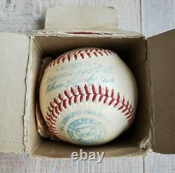 RARE 1948-50 Harridge Official American League Game Baseball Reach with Orig Box