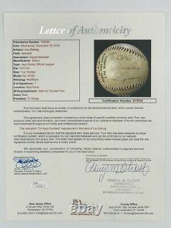 RARE LOU GEHRIG Single Signed Official League Wilson Baseball (PSA & JSA LOA)