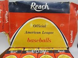 REACH/ Spalding Lee MacPhail Official American League Baseball Box with11 BALLS