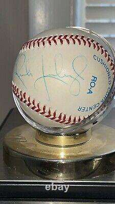 RUSH LIMBAUGH rare Autographed Official American League baseball