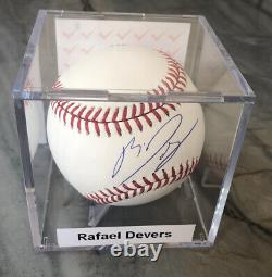 Rafael Devers Signed Rawlings Official Major League Baseball With Beckett COA