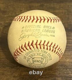 Rare 1960s Joe Cronin Reach Official American League Baseball with Box