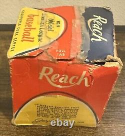 Rare 1960s Joe Cronin Reach Official American League Baseball with Box