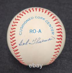 Rare BOB THURMAN Signed Official Baseball-NEGRO LEAGUES-PSA