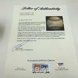 Rare Hank Greenberg Signed Official American League Baseball With PSA DNA COA