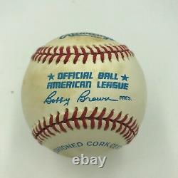 Rare Joe Collins Signed Official American League Baseball JSA COA NY Yankees