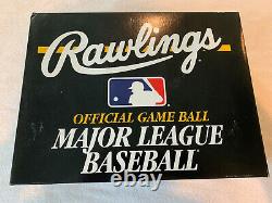 Rawlings MLB Official Major League Dozen Baseballs Selig Unused