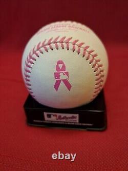 Rawlings Mothers Day Pink Ribbon? Official Major League Baseball Rare