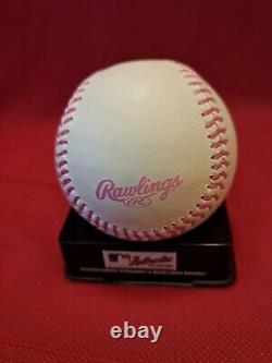 Rawlings Mothers Day Pink Ribbon? Official Major League Baseball Rare