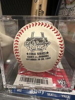 Rawlings Official 1999 Candlestick Park Final Series Baseball National League