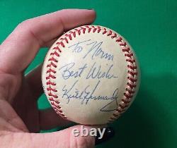 Rawlings Official Ball National League Signed Baseball Signature See Below 1985