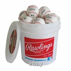 Rawlings Official League Recreational Grade OLB3/R8U Baseballs Bucket of 24 B