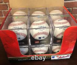 Rawlings Official Major League Baseball Dozen Baseballs in cases- MLB NEW