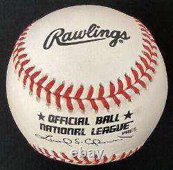 Rawlings Official National League Unsigned Baseball MISPRINT LSC Coleman Error