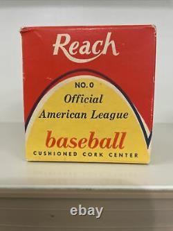 Reach 1960s No 0 Joe Cronin Sealed Pull Tab Official American League Baseball