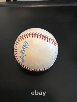 Rickey Henderson Official Ball American League Signed Baseball JSA Certified