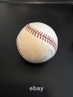 Rickey Henderson Official Ball American League Signed Baseball JSA Certified