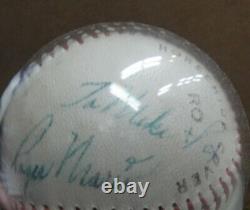 Roger Maris Hand Signed Auto Baseball Rawlings Official League Ball Beckett BGS