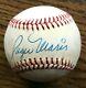 Roger Maris, Signed Official American League Baseball, Bold Autograph
