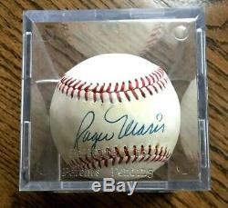 Roger Maris, Signed Official American League Baseball, Bold Autograph