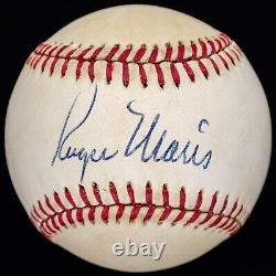 Roger Maris Single Signed Official American League Baseball PSA/DNA Graded 8