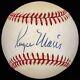 Roger Maris Single Signed Official American League Baseball PSA/DNA Graded 8