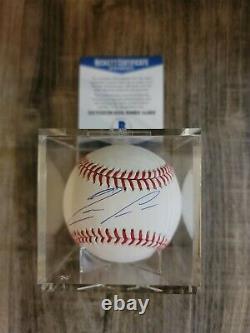Ronald Acuna Jr. Braves Autographed Official Major League Baseball- Beckett COA