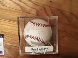 Roy Halladay signed Official Major League baseball PSA/DNA COA