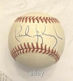 Rush Limbaugh signed Official American League Jackie Robinson Baseball