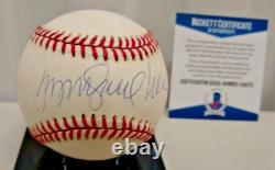 Ryne Sandberg Autographed Official National League Baseball Beckett COA