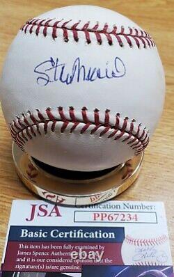 STAN MUSIAL Autographed Official Major League Baseball with JSA COA