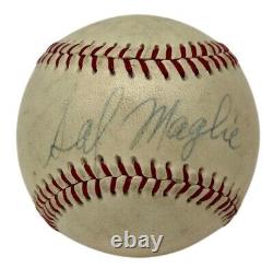 Sal Magile Signed Official Midget League Baseball (JSA LOA)