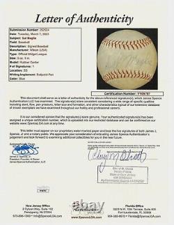 Sal Magile Signed Official Midget League Baseball (JSA LOA)