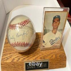 Sandy Koufax Autographed Official National League Baseball Los Angeles Dodgers