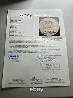 Sandy Koufax Signed Autographed Official National League Baseball JSA LOA