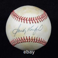 Sandy Koufax Signed Official National League Baseball JSA Authenticated