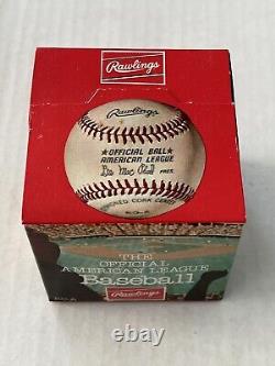 Sealed NIB Vintage Rawlings Lee MacPhail Official American League Baseball Rare