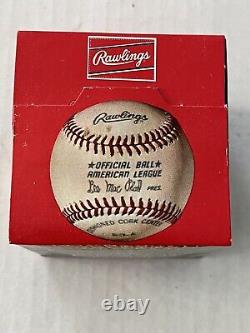 Sealed NIB Vintage Rawlings Lee MacPhail Official American League Baseball Rare