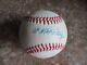 Signed Autographed Official Bart Giamatti National League Baseball Bill Terry