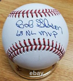 Signed Bob Gibson 68 NL MVP Official Major League Baseball Beckett Hologram