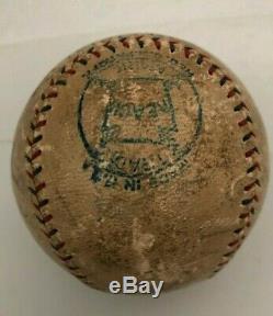 Single signed Babe Ruth autographed official American League baseball