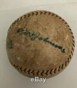 Single signed Babe Ruth autographed official American League baseball