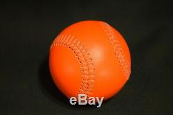 Spalding Charles O Finley Orange Baseball Official Prototype 1 National League