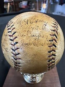 Spalding No 1 Official National League Ball Pie Traynor Max Carey Auto +Others