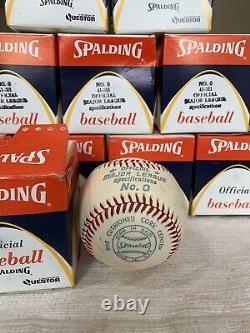 Spalding Official Major League Specification Leather Baseball 41-311 Lot New
