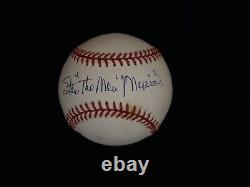 Stan The Man Musial Signed Official National League Baseball With Jsa Coa